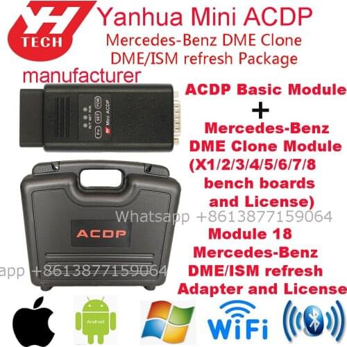 Yanhua ACDP MB DME Clone ISM Refresh Package for MB Engine ECU/ISM Clone Refresh On Bench
