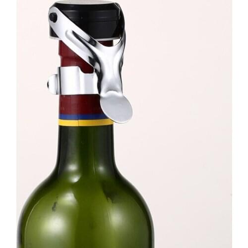 Kitchen Dining Barware Bar Tools Stainless Steel Red Wine Bottle Wine Stoppers Fresh Keeping Lid