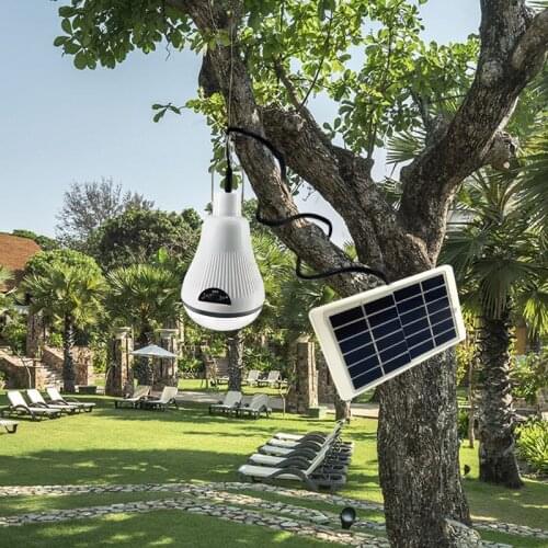 Solar Bulb 20Led Outdoor Home Lighting Mobile Emergency Charging Lamp Night Market Stall Camping