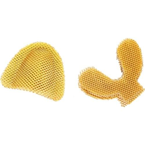16 pcs/8 pairs Dental Lab Denture Materials Golden Mesh Metal Upper and Lower Palatal Reinforcement for Acrylic Partial Denture