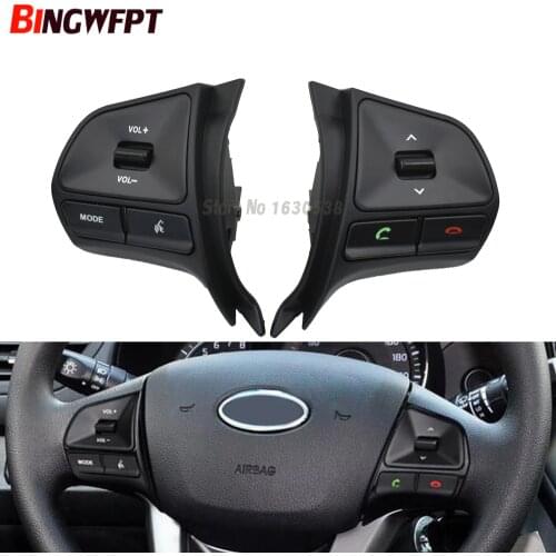 Multifunctional steering wheel control button For KIA RIO 2011-2014 Audio phone volume switch for bluetooth car accessories Auto