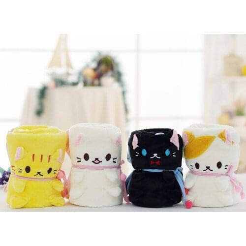 Cartoon Blanket Flannel Fleece Baby Blanket 80*100cm Animal Roll Blanket Swaddle Wrap Bebe Envelope Wrap creative Blanket