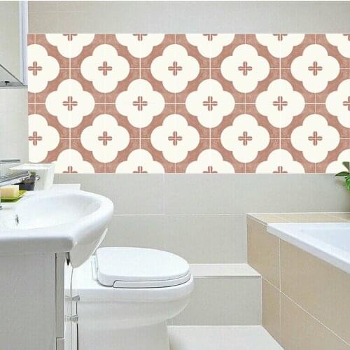 Morocco wall stickers bathroom tile PVC Waterproof for Home Living Room Bedroom Kitchen Bathroom vinyl tile Drop ship