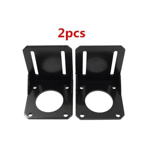 NEMA 23 Mounting L Bracket Mount Stepper Motor bracket for CNC machine nema 23 bracket 2pcs lot