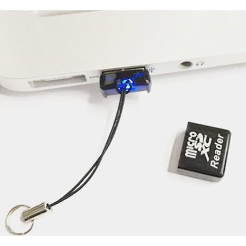 New Reader Adapter MINI Super Speed USB 2.0 Micro SD/SDXC TF Card Reader Adapter Usb Hub Memory Card Reader White/Black