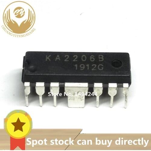 30pcs/LOT KA2206B DIP14