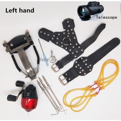 Card Ball Fishing hunting Slingshot With Rubber Bands Folding Wrist Outdoor Shooting Slingshot With Arrows And Glasses Tools