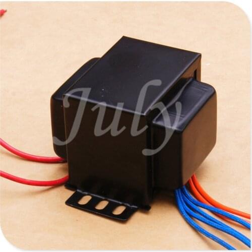 51W amplifier front stage transformer, dual 230V 0.06A + dual 3.15V 3A