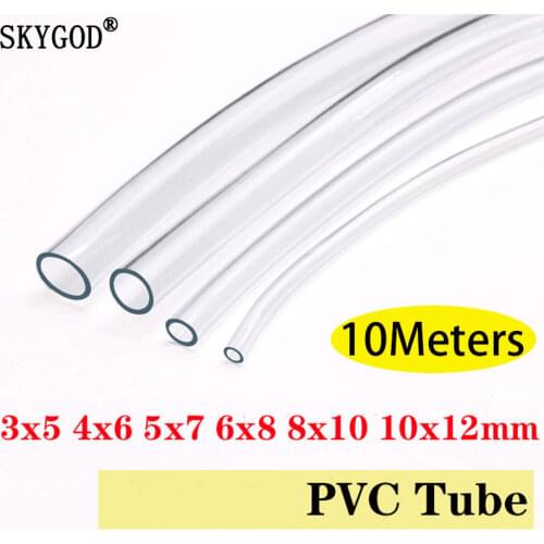 1M 18mm x 20mm PVC Tube Transparent Soft Pipe Antifreeze Oil Hose Garden Irrigation Soft Hose Plant Watering Pots Tube