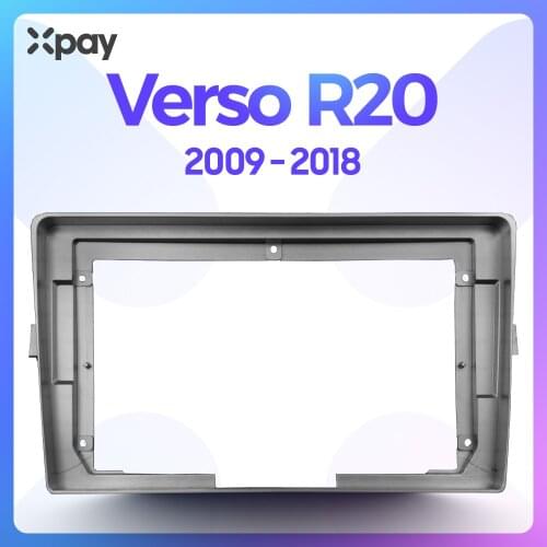 XPAY 9-inch 2din car radio dashboard For Toyota Verso R20 2009-2018 Gps stereo panel for mounting car panel dual Din DVD frame