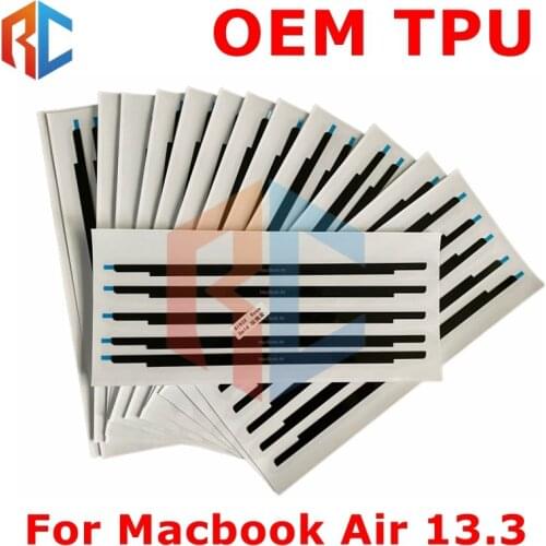 LCD Screen TPU Plastic Trim Logo Bezel Front Display Cover for MacBook Air 13 inch A1932 Grey Silver Rose Gold