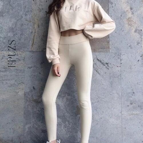 Sexy Skinny fitness legging women workout leggings Street warm leggings 2020 ladies Elastic pants jegging