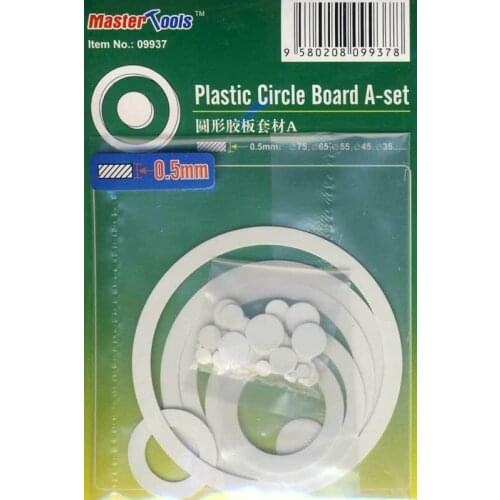 09937 Master Tools Plastic Circle Board A-set 0.5MM for Tank Vehicle Model TH07645-SMT2
