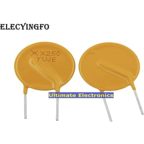 30pcs PTC Resettable fuse RXEF250 72V 2.5A RF72-250