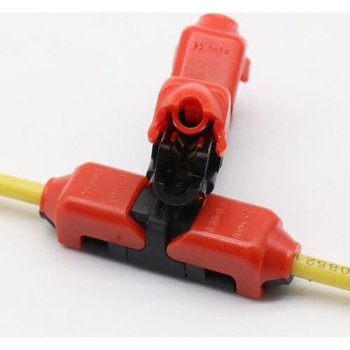 5pcs Scotch Lock Quick Splice Wire Connectors Terminals Crimp Electrical Car Audio 24-18AWG Wire Set
