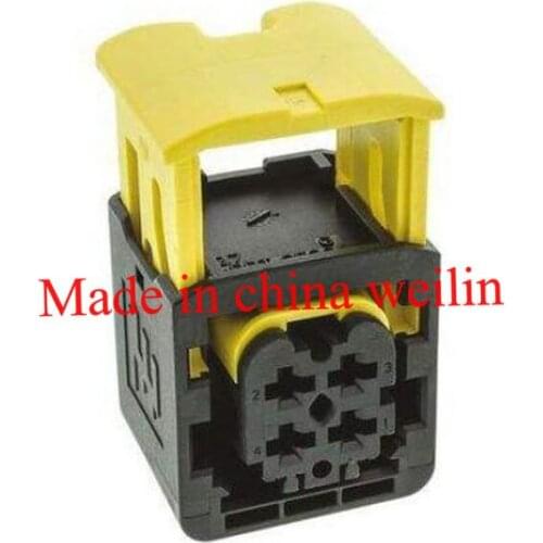 50SET including the terminal and the seal 1418390-1 auto female cable connector car wire Terminal 4P connector Plugs