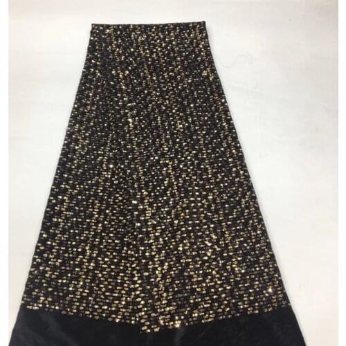 African Lace Fabric 2021 High Quality Lace Fabric Nigerian French Lace Fabric And Wedding Dress Sequins XX3700
