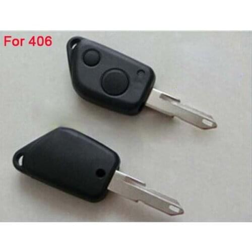 Free Shipping !2 Button Replacement Remote Key Shell Case For PEUGEOT 106 205 206 306 307 405 406 Keyless Entry Remote Fob