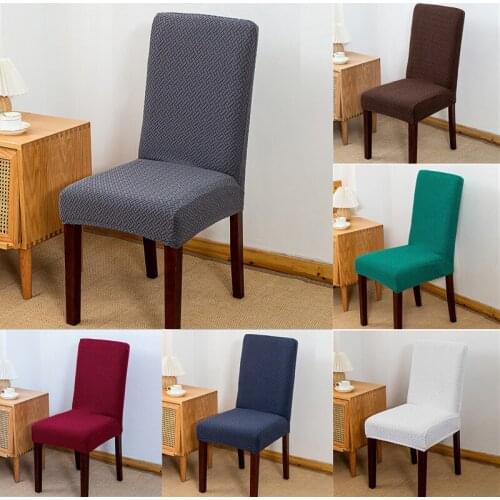 Chair Covers Color Stitching Elastic Dining Chair Covers High Backrest Chair Protector Dustproof for Banquet Wedding Ceremony