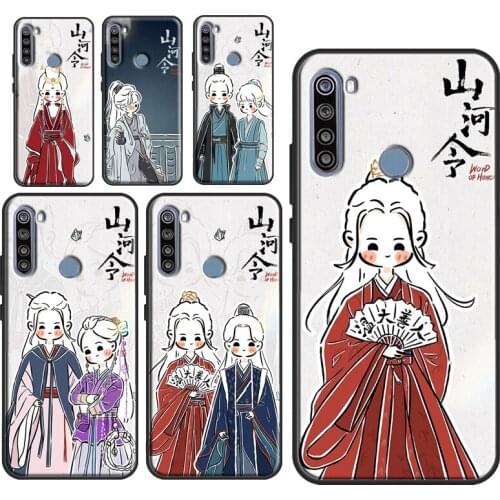 WORD OF HONOR Shan He Ling cartoon Phone Cover For Xiaomi Redmi Note 9 Pro 8 7 8T 9S 7A 8A 9A 9C 9T K40 Redmi Note 10 Case