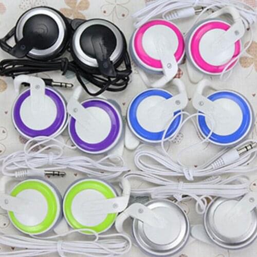 Color Sports Earphone Running Headphone With No Microphone 3.5mm In-Ear Stereo Earbuds Headset For Computer Cell Phone MP3 Music