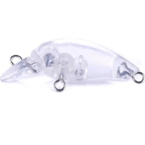 DIY Blank Unpainted Minnow Lipless Jerkbait Fishing Lures Crankbait Topwater Wobblers Minnow Lure