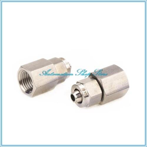 Fast twist 6mm 8mm 10mm 12mm Tube Pipe Fittings Female Threaded Stainless Steel SS 304