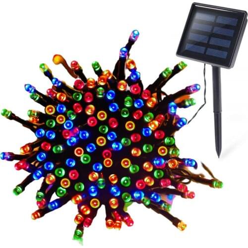 5M 9M Solar String Lamps For Garden Waterproof Outdoor Lighting 6V Christmas Holiday Decoration Fairy Solar Battery