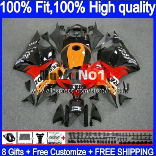 Injection For HONDA CBR600RR CBR 600 RR CC 600RR 600CC Repsol orange 44MC.2 CBR600 RR 2009 2010 2011 2012 F5 09 10 11 12 Fairing
