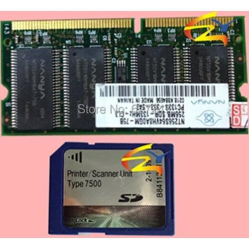 Compatible for Richo MP7500 SD+RAM sd card scanner kit MP7500 printer card packaged for 10pcs wholesale