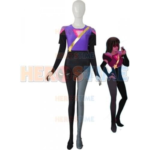 Garnet from Steven Universe Superhero Costume Female Superhero Catsuit Cosplay Halloween Costume Bodysuit Custom Made