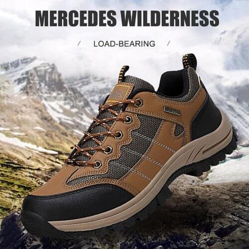 Men Hiking Shoes High Quality Sneakers Autumn Winter New Trekking Mountain Waterproof Climbing Athletic Men Outdoor Sport Shoes