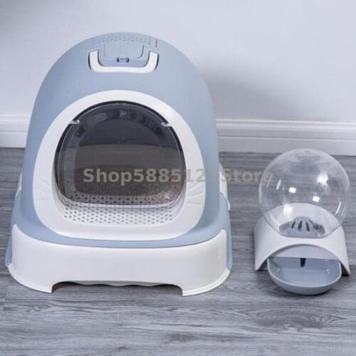 Cat Litter Basin Large Fully Enclosed Drawer Type Deodorant Cat Sand Table Deodorant Splash Proof Cat Toilet Cat Produc