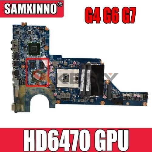 636375-001 650199-001 DA0R13MB6E0 Laptop Motherboard For HP Pavilion G4 G6 G7 MAIN BOARD HM65 DDR3 HD6470 GPU