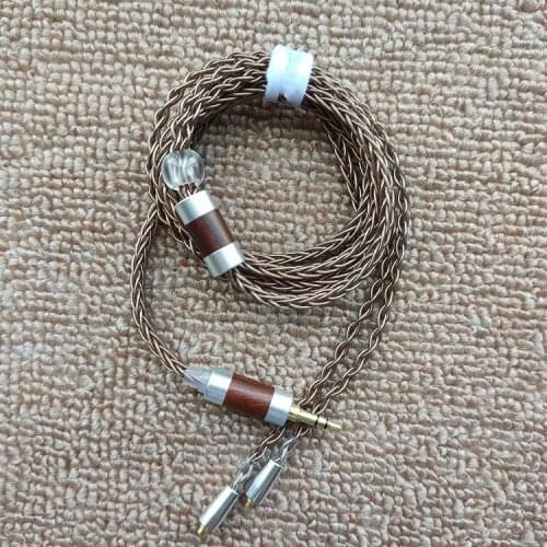 MMCX HiFi Upgrade Earphone Cable Wire Copper-clad Eight-strand Wire Headphone Cable Audio Cable for Shure Se215 Se535 425 Se846