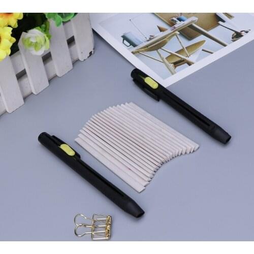 1 Set Tailors Chalk Pen Pencil Dressmakers Invisible Marking Sewing Fabric Cloth
