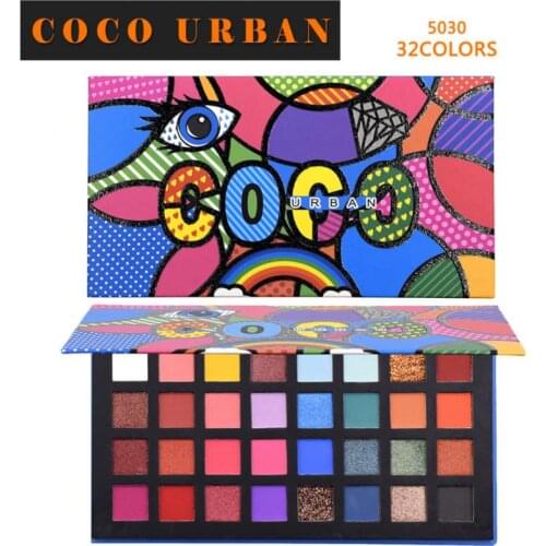 NEW 32 Colors Eyeshadow Palette Makeup-Set Cosmetics Glitter Matte Fashion Eye Shadow Pallete For Women TSLM1