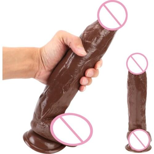 OLO Female Masturbator Sex Toys for Women 31cm Giant Extreme Huge Super Big Dildos Flexible with Suction Cup Realistic Penis