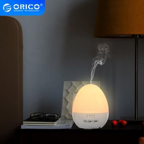 ORICO USB Humidifier 400ml DC 10W USB Cooler 45ml/h Powerful Mist Noise-free Night Lamp 14h Duration For Room/Car/Office