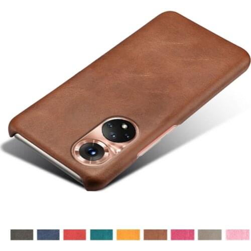 Luxury Vegan PU Leather Cover For Huawei Honor 50 V40 5G 20 30 Lite Funda Wearable Slim Coque For Honor 30S V30 Pro 20S V20 Case