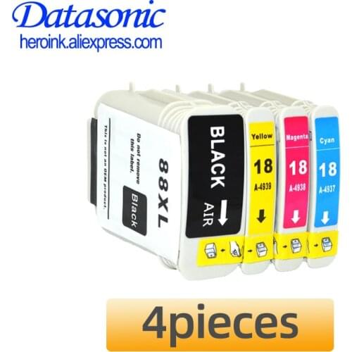 Compatible Ink Cartridges For HP 88 Officejet Pro K550 K550dtn K550dtwn K5400dn K8600 L7590 printer For HP88 XL 88XL