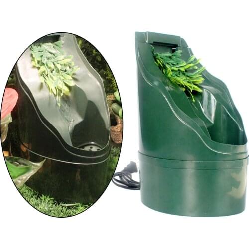 Reptile Water Fountain Gecko Lizard Dispenser Dripper Bowl Dish 220V