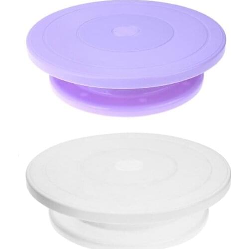 Rotating High quality Cake Stand Craft Turntable Set Platform Cupcake Rotating Plate Revolving Cake Baking Decorating Tools