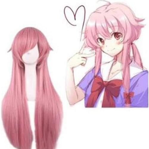 The Future Diary Gasai Yuno Mirai nikki Cosplay Wig Costume Carnaval Anime Cosplay Costume Fancy Dress Halloween