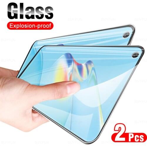 2Pcs Full Cover Protective Glass For OPPO A54 4G Glass Screen Protector Film For O PPO A 54 54A OPPOA54 2021 6.51" Phone Film