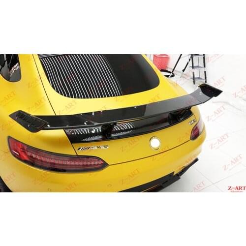 2015-2018 Z-ART AMG GT carbon fiber rear wing for AMG GT carbon fiber rear spoiler for AMG GT carbon fiber tail wing for AMG GT