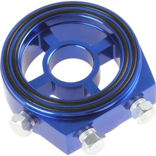 Racing Sport JDM Aluminum Oil/Gauge Filter Sandwich Adapter Plate Kit Fits M20 Threaded Oil Filter