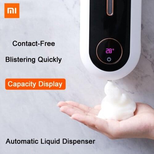 450ml Touchless Automatic Sensor Foam Soap Dispenser Hand Sanitizer Liquid Fast Foaming Wall Mounted Bathroom Accessories