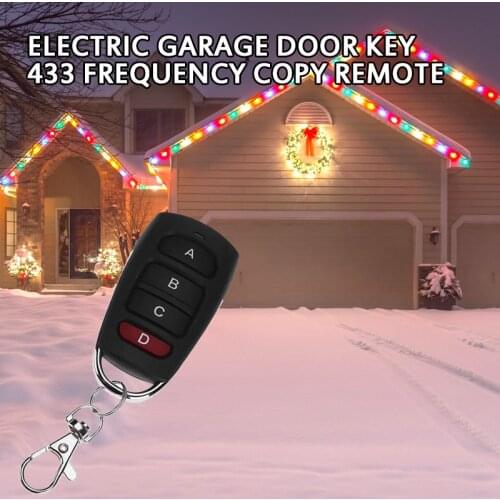 433mhz Wireless Smart Copy Remote Controller For Home Electric Garage Door Gate Remote Clone Key Cloner Switch Accessories