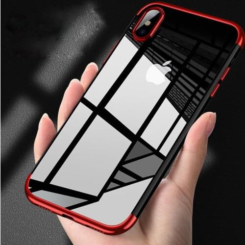 Plating Phone Case For iPhone 11 12 Pro Max Mini 6 6s 7 8 Plus X s Xs Max XR Electroplate Bumper TPU Cover